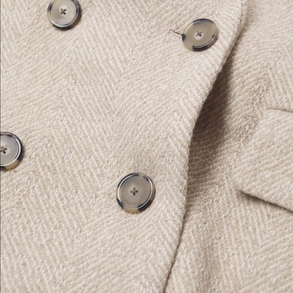 Mango Jackets & Coats Mango Herringbone Doublebreasted Coat Poshmark